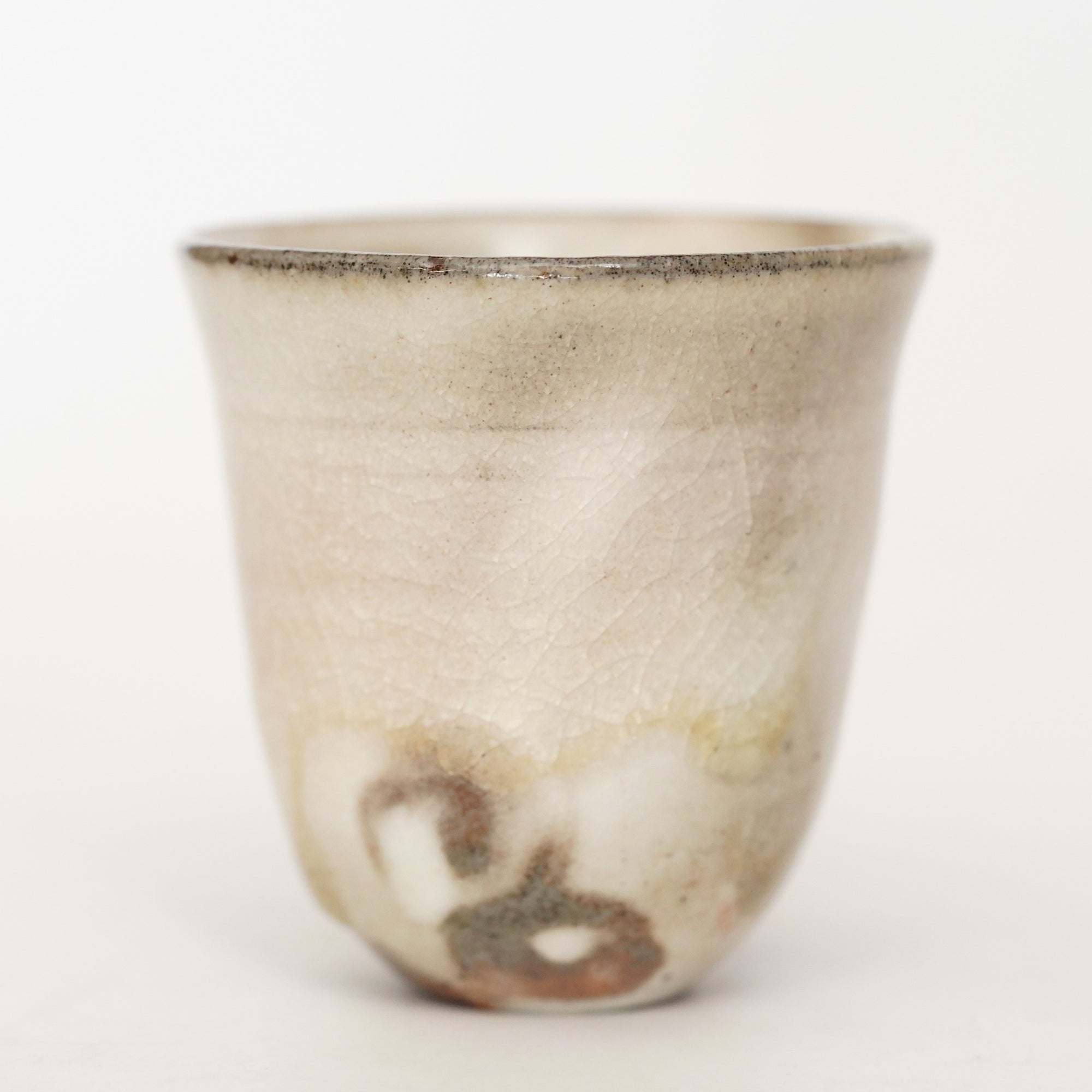 [Hideki Yamamoto] Glass glaze tube teacup