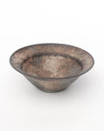 【Eiichi Shibuya】地ノ器 edged bowl small verdigris blue