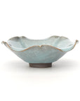 [Taku Kiyama] Blue porcelain morning glory bowl large