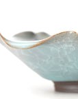 [Taku Kiyama] Blue porcelain morning glory bowl large