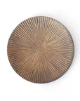 【Hideki Yamamoto】gold-painted carving deflection plate