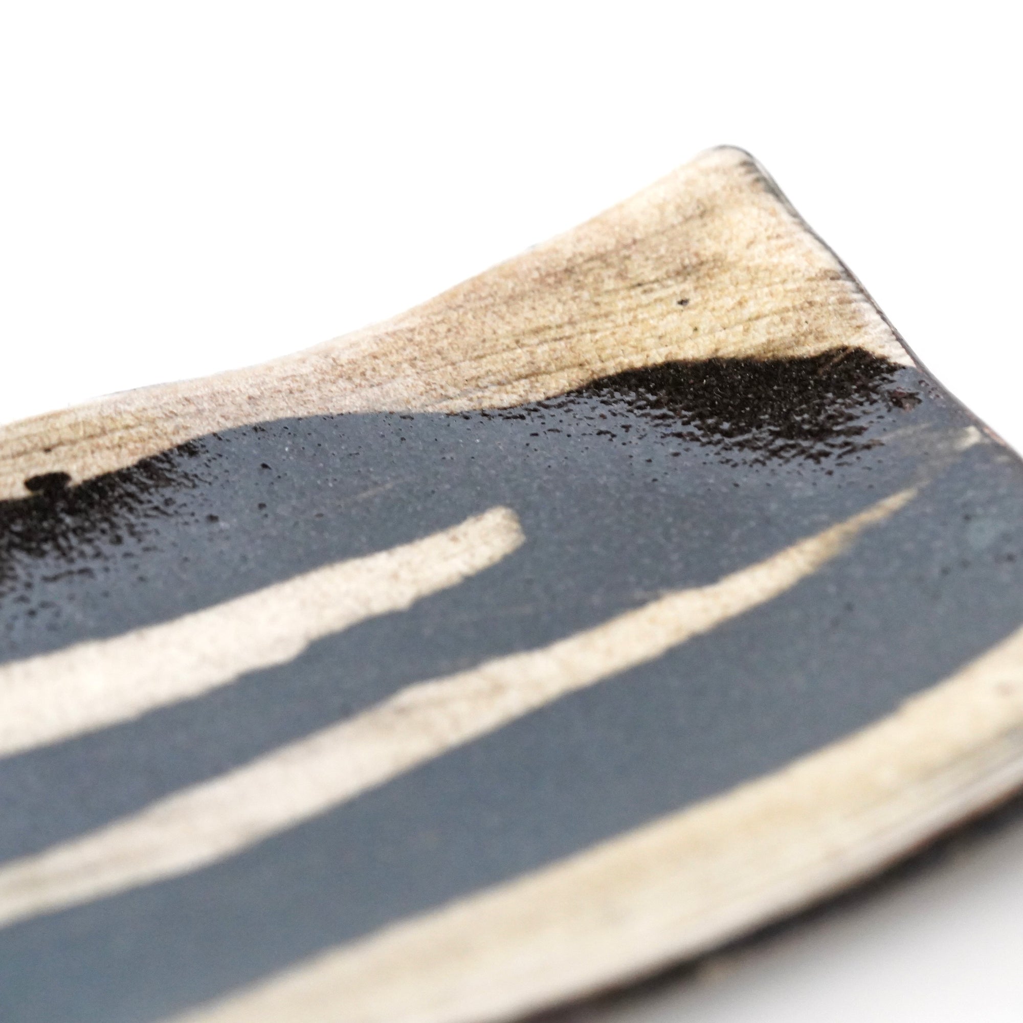 【Hideki Yamamoto】Iron-colored rectangular plate