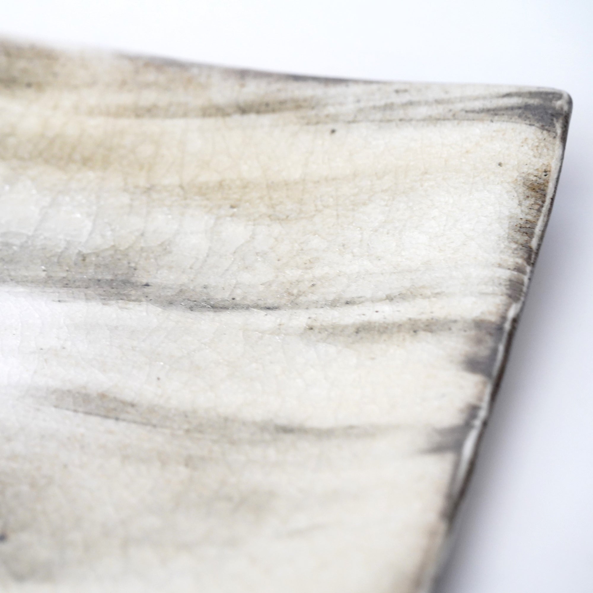 【Hideki Yamamoto】Glass glazed Squared plate