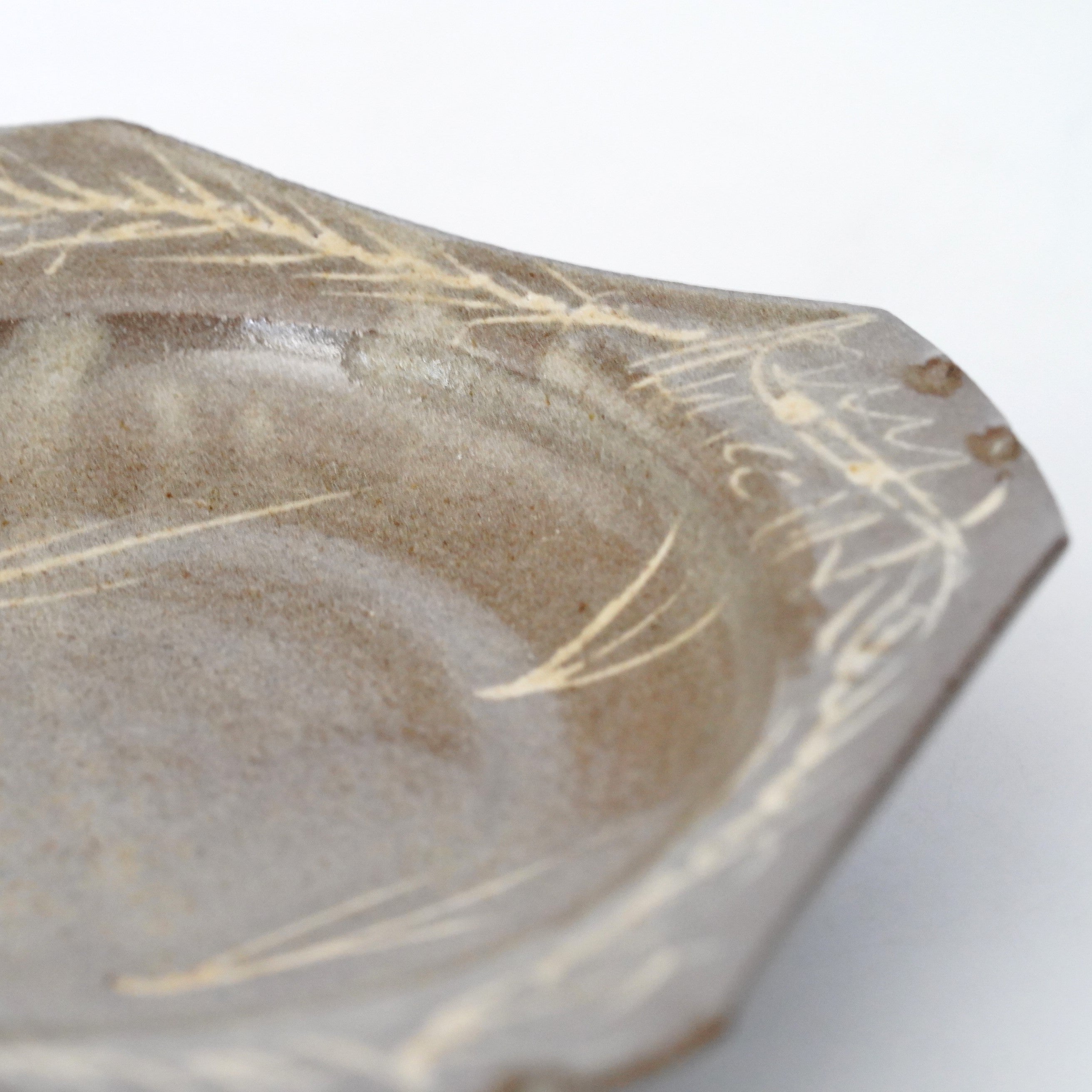 岸田匡启】绘唐津四方小钵– うつわ御結