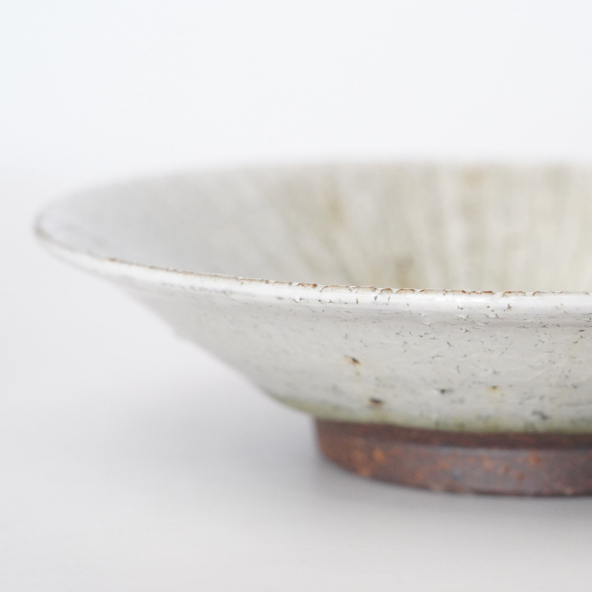 【Tomohiro Suzuki】Kohiki Shinogi 7sun shallow bowl