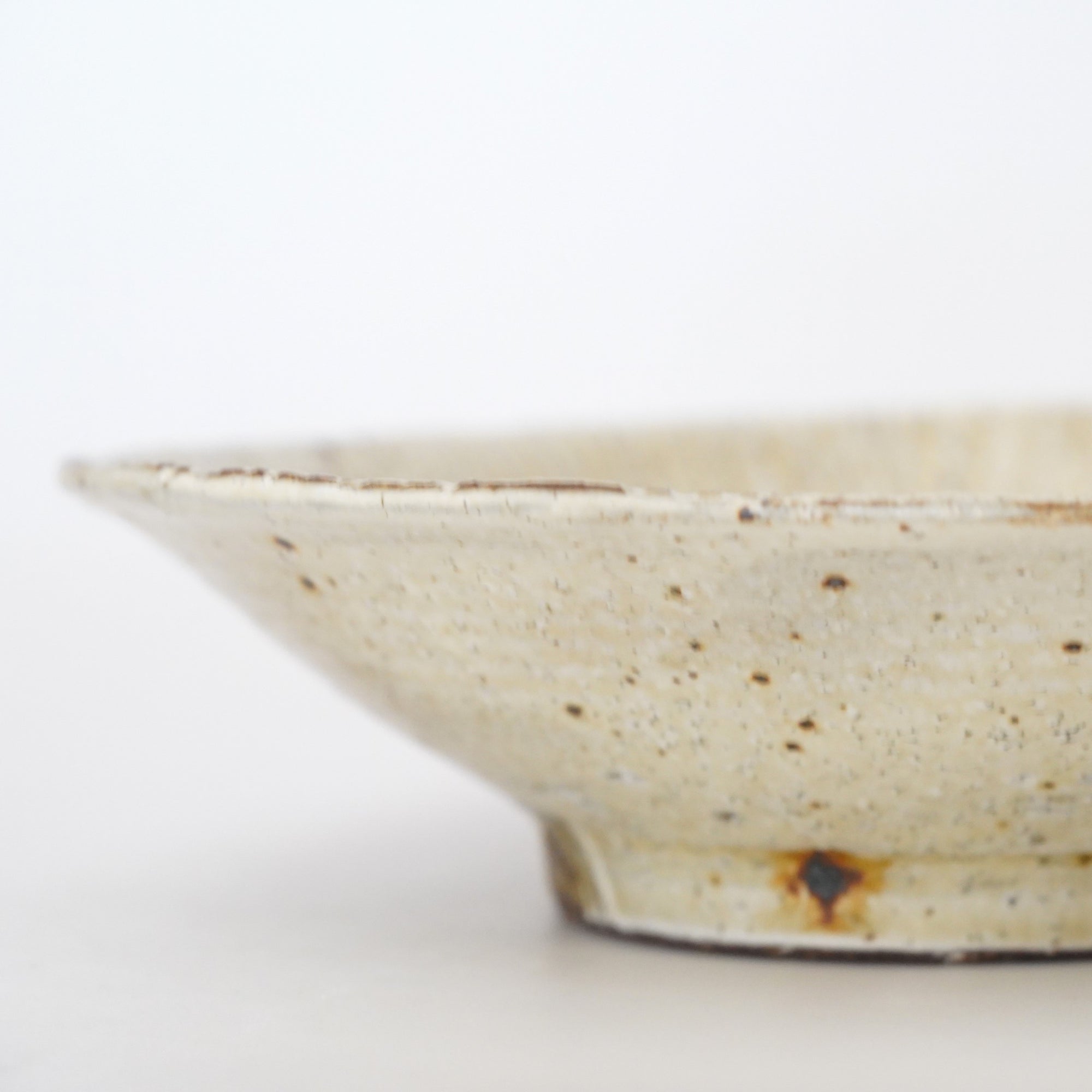 【Tomohiro Suzuki】Kohiki Shinogi 7sun shallow bowl