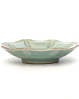 【Hirokazu Kato】Flower-patterned Hexagonal celadon bowl