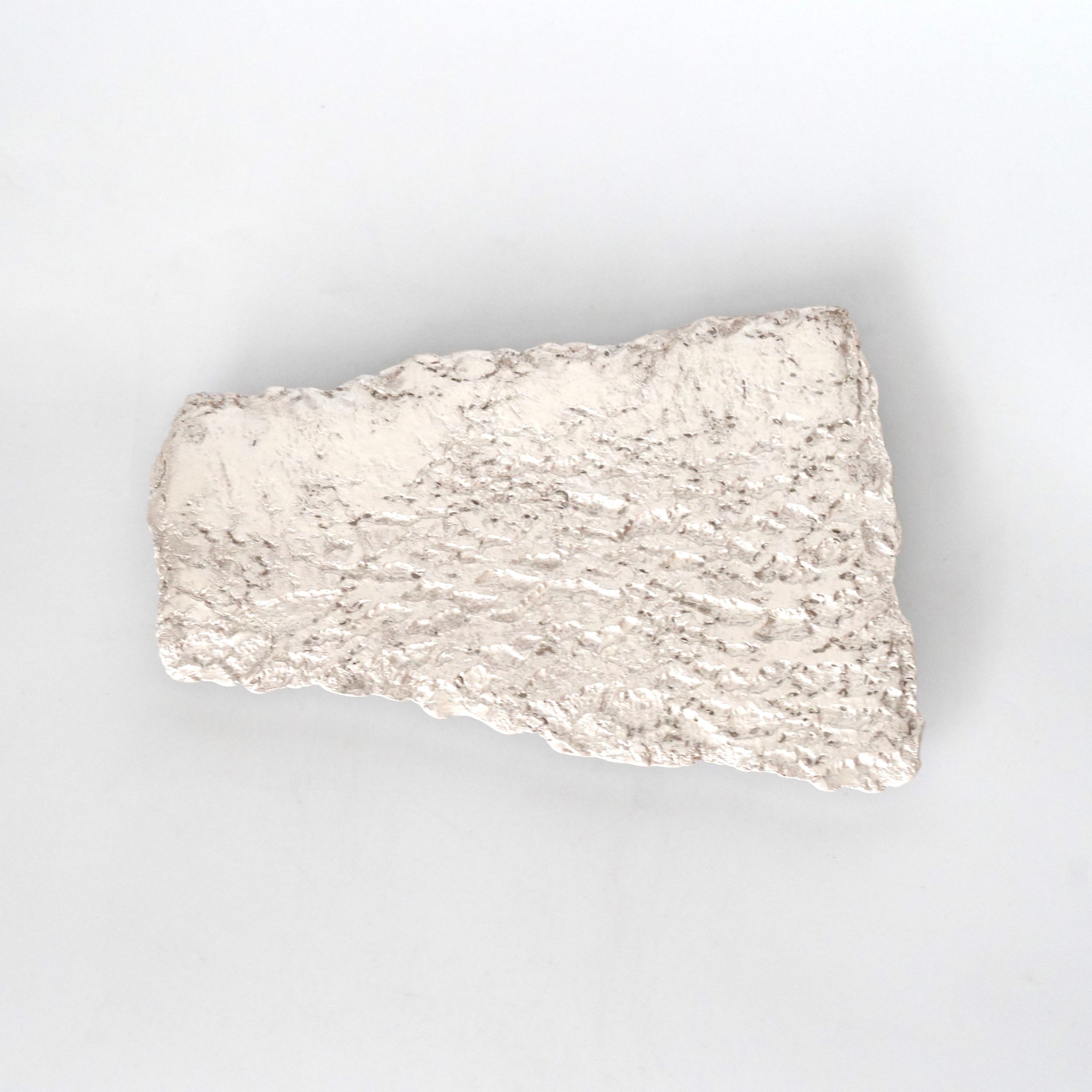 野田里美さん刷毛目銀彩リバーシブルプレート2枚 野田里美さん刷毛目銀彩リバーシブルプレート2枚