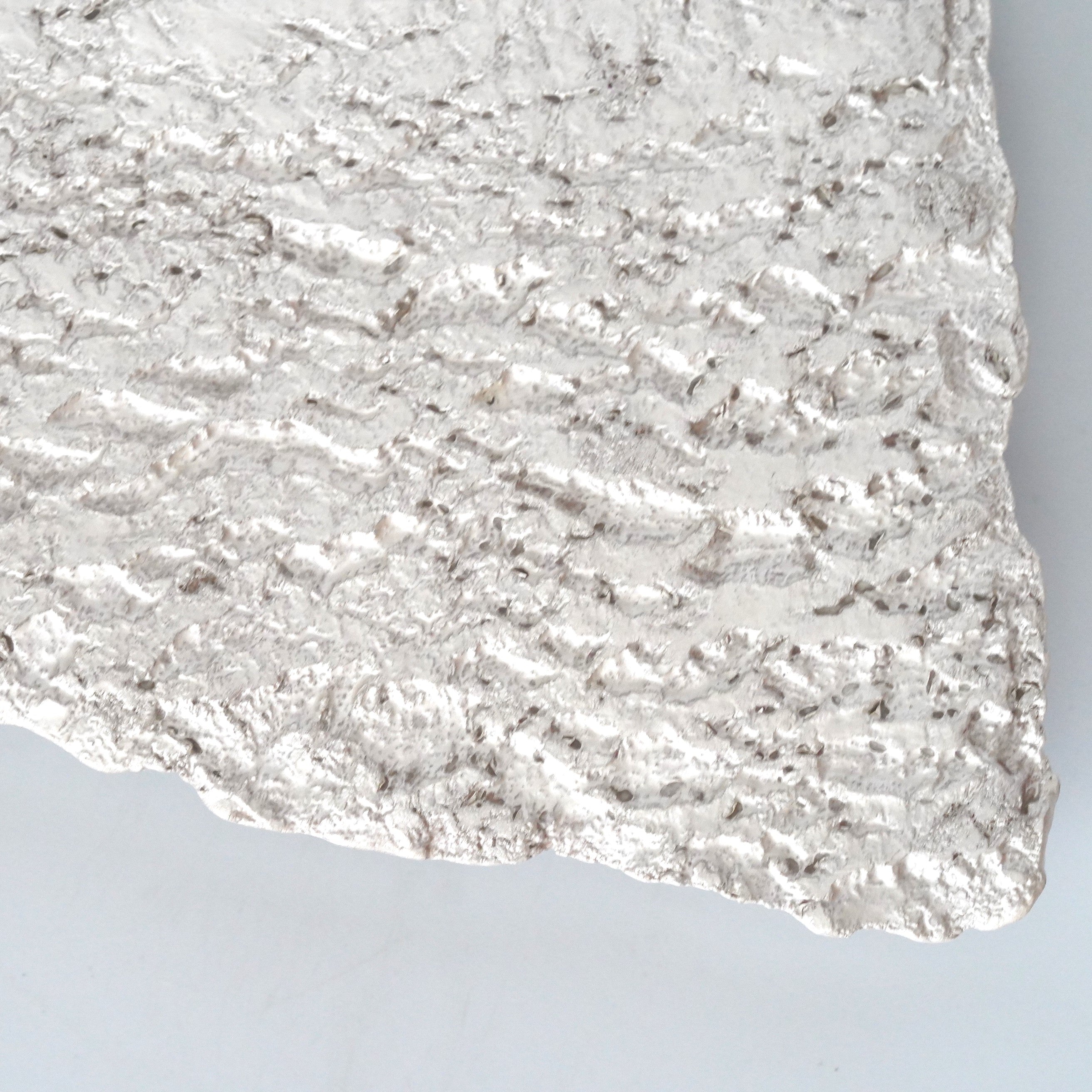 野田里美さん刷毛目銀彩リバーシブルプレート2枚 野田里美さん刷毛目銀彩リバーシブルプレート2枚 - メルカリ