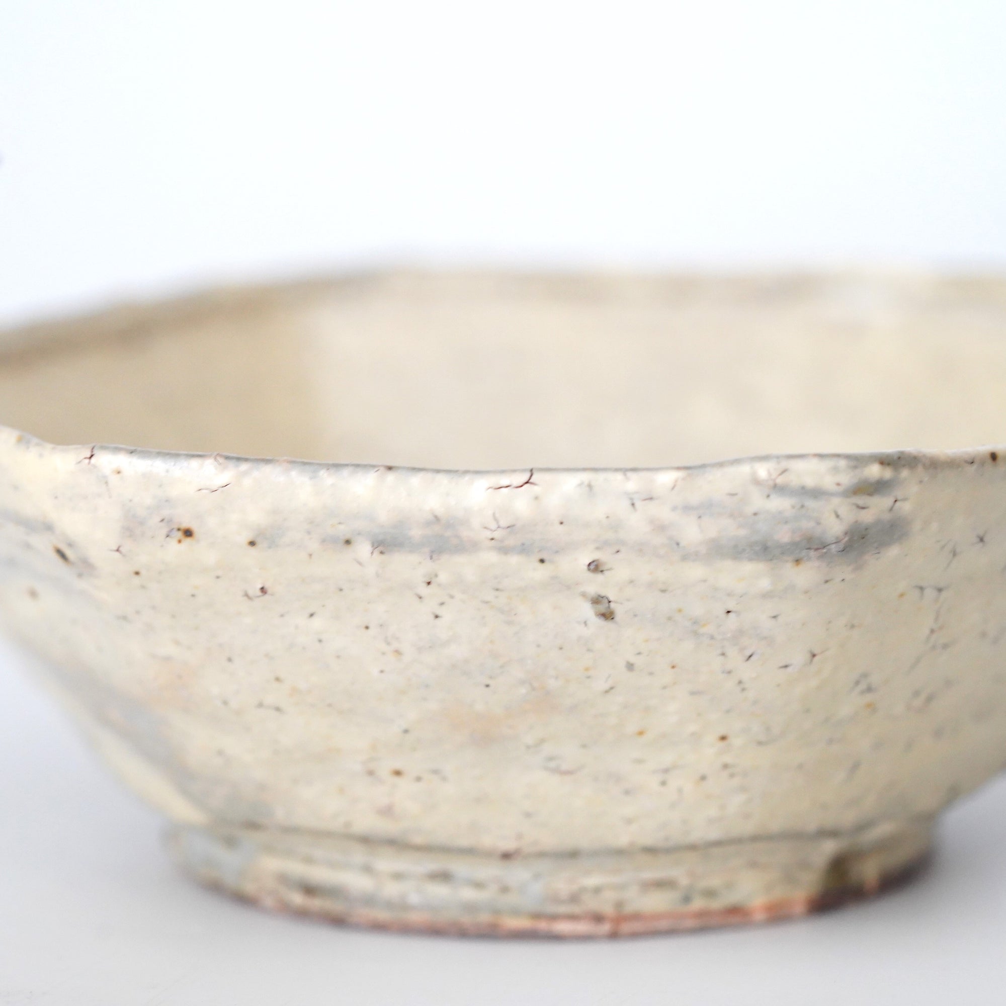 【Kazuhiko Kudo】Green Kohiki octagonal small bowl