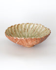 round flower-shaped bowl