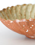 round flower-shaped bowl