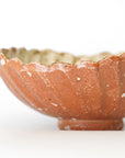 round flower-shaped bowl