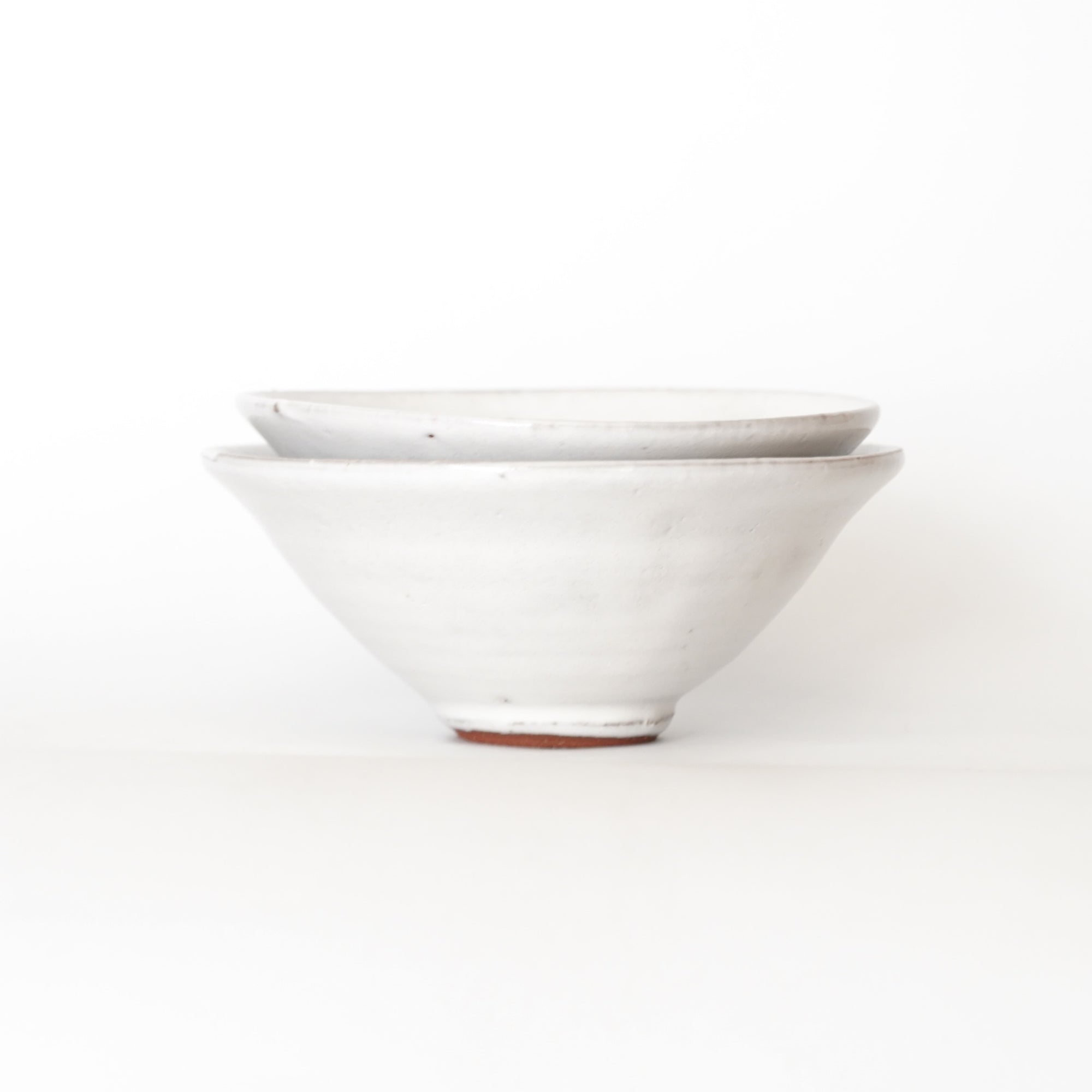 【Etsuji Noguchi】green and white glazed 6sun bowl