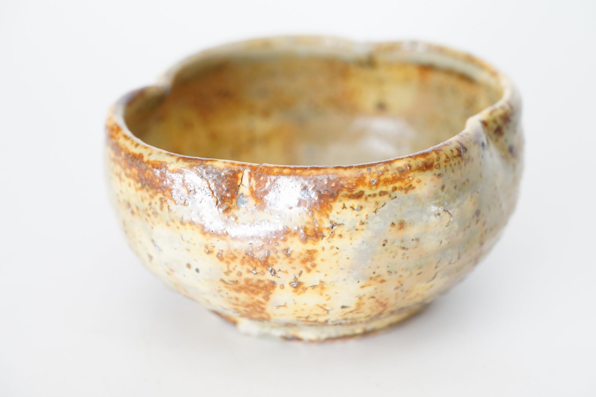 【Kazuhiko Kudo】White birch white Japanese quince mini bowl