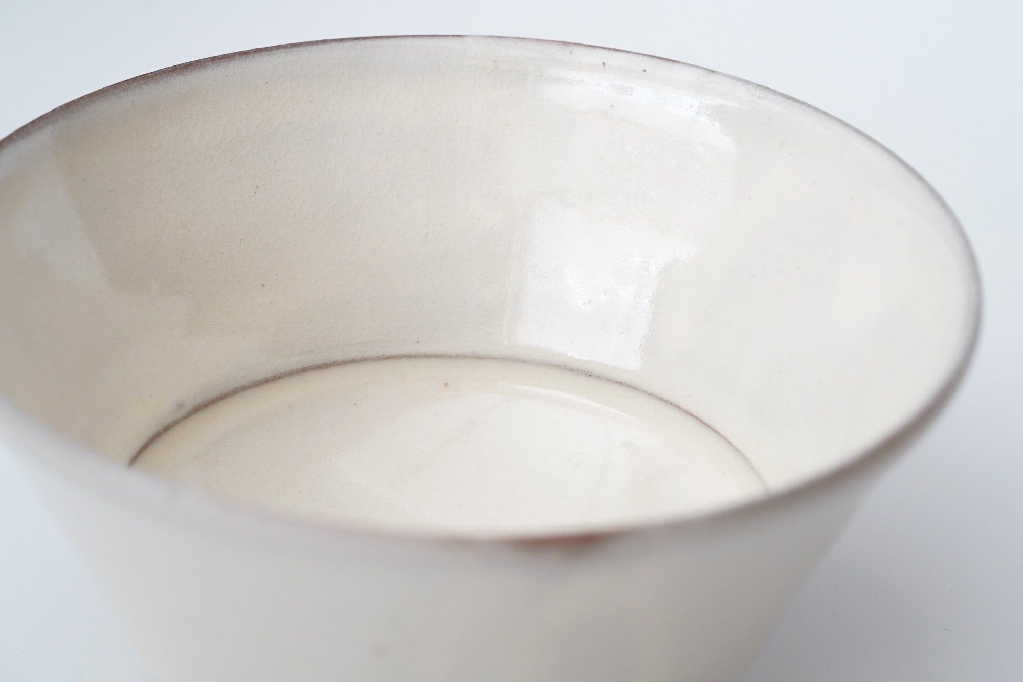 【Fuminari Araga】Kohiki 5sun Badarai big flat bowl
