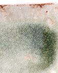 Shigaraki ash glaze long square plate