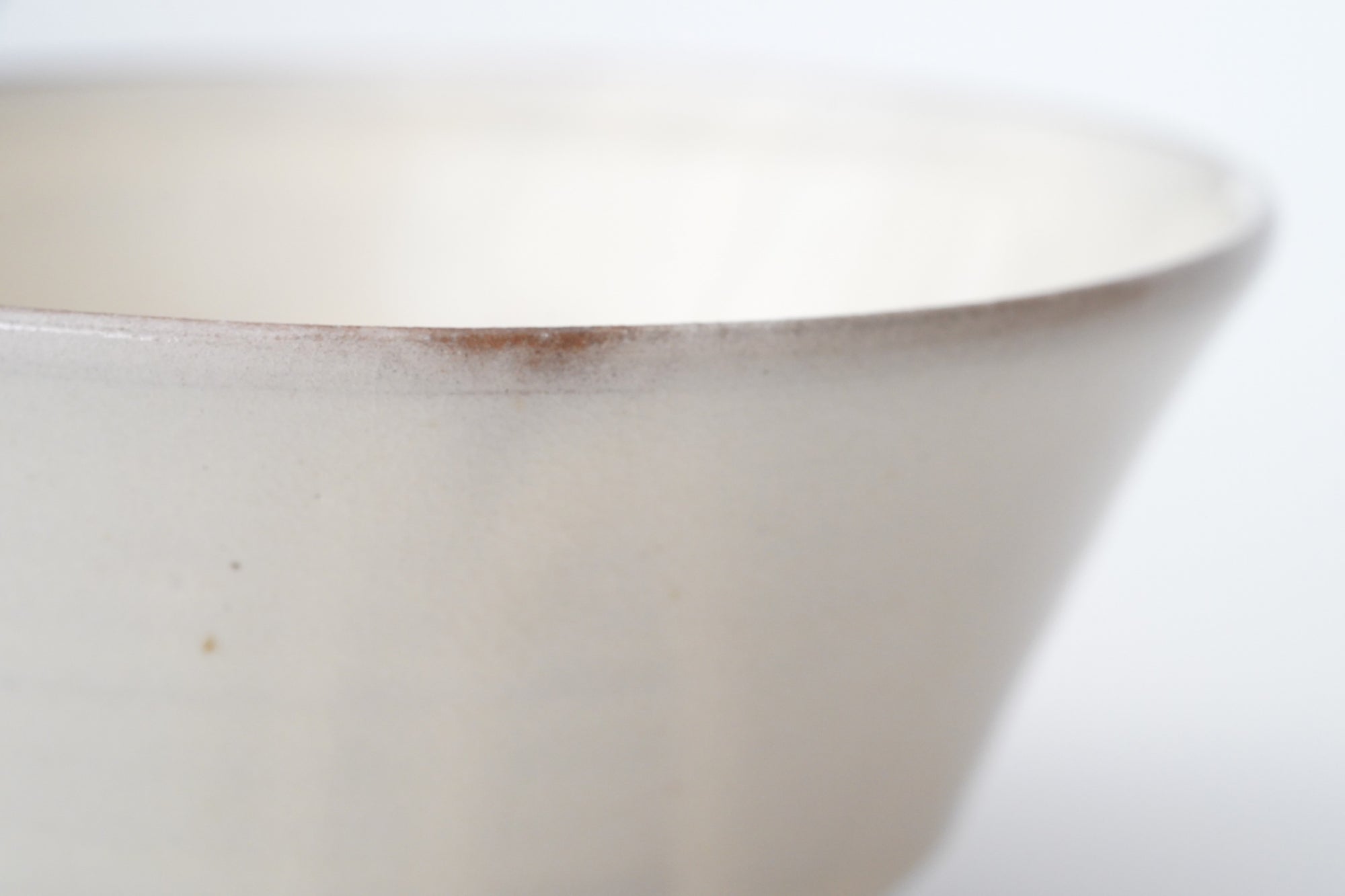 【Fuminari Araga】Kohiki 5sun Badarai big flat bowl