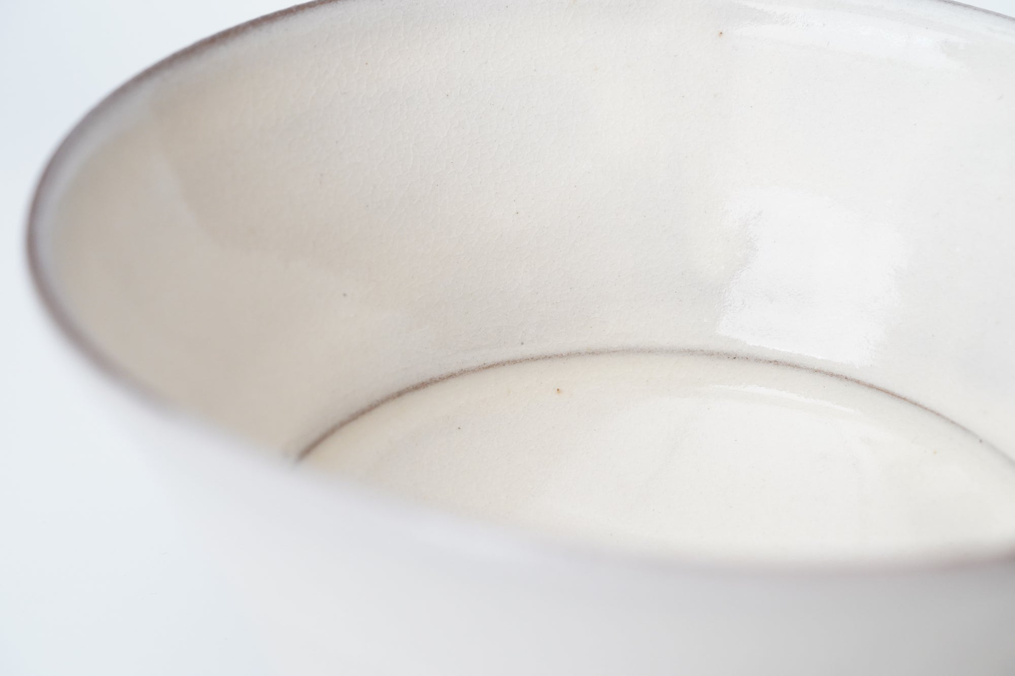 【Fuminari Araga】Kohiki 5sun Badarai big flat bowl