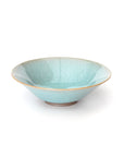 [Taku Kiyama] Powder celadon flower bowl