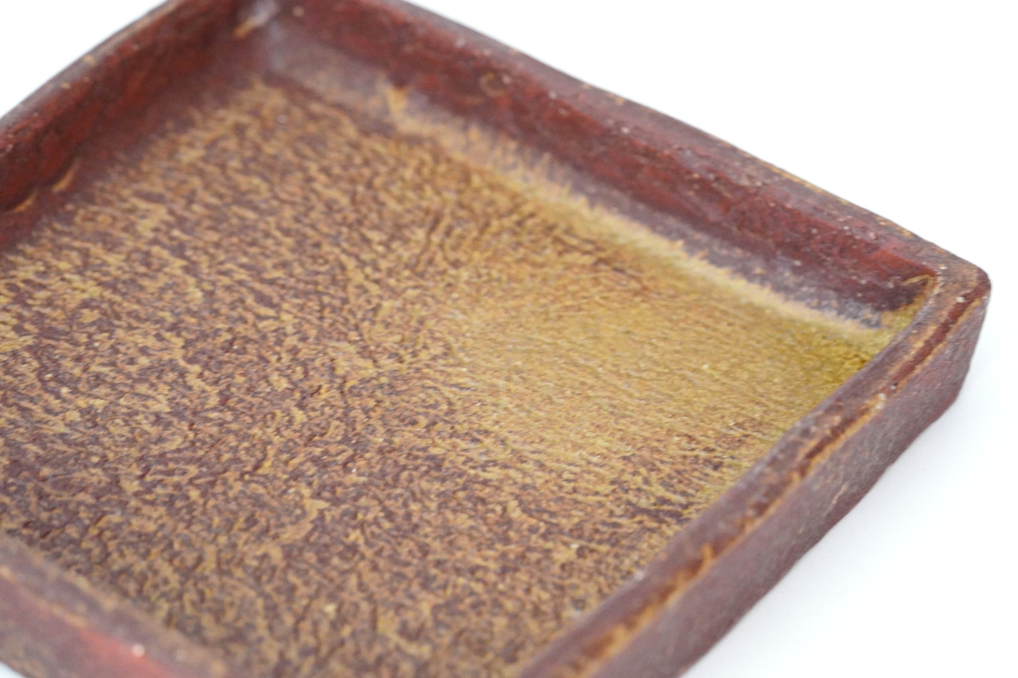 【Taeko Kajihara】Kouchi edged rectangle plate Black