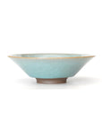 [Taku Kiyama] Powder celadon flower bowl
