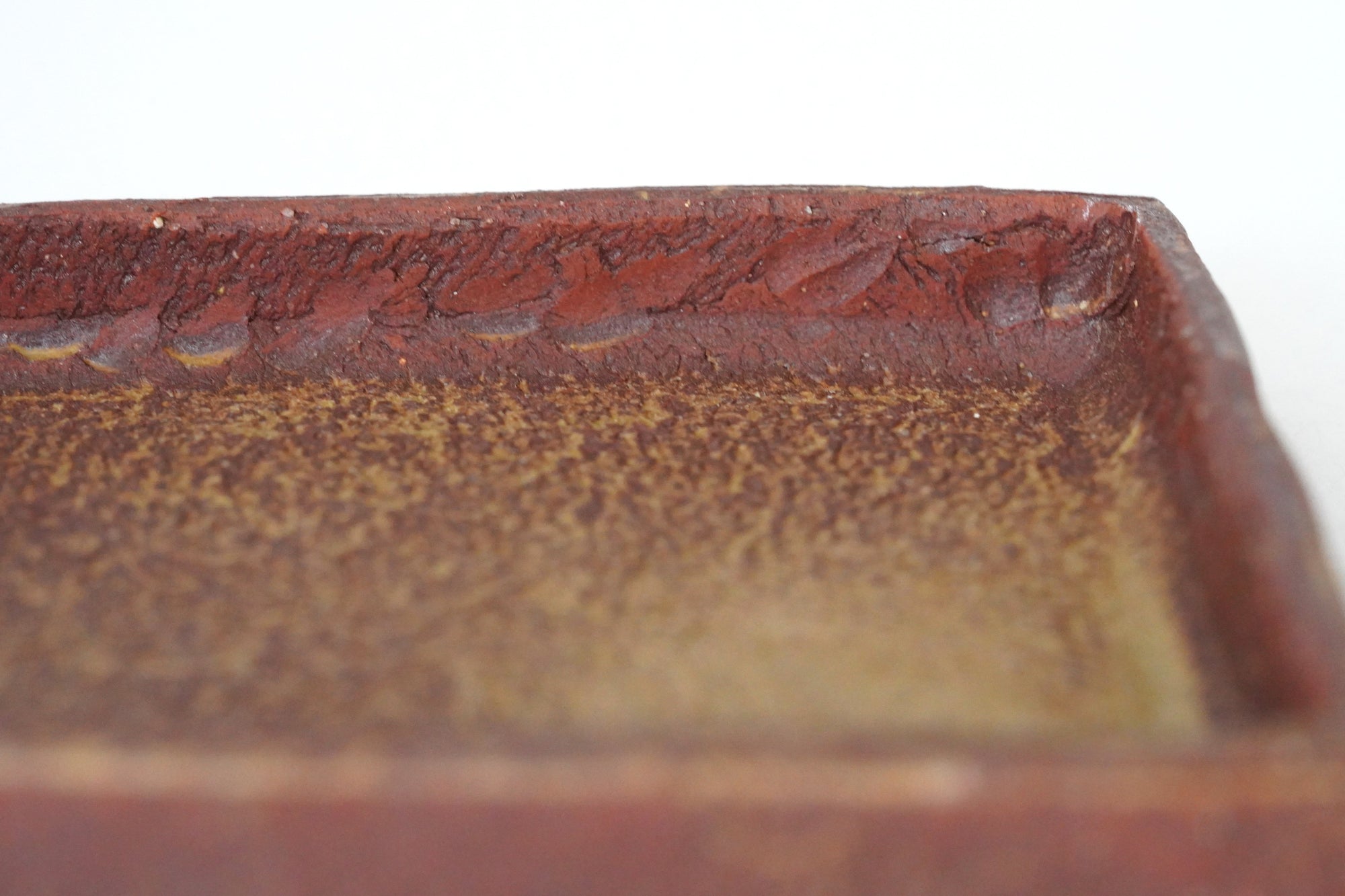 【Taeko Kajihara】Kouchi edged rectangle plate Black