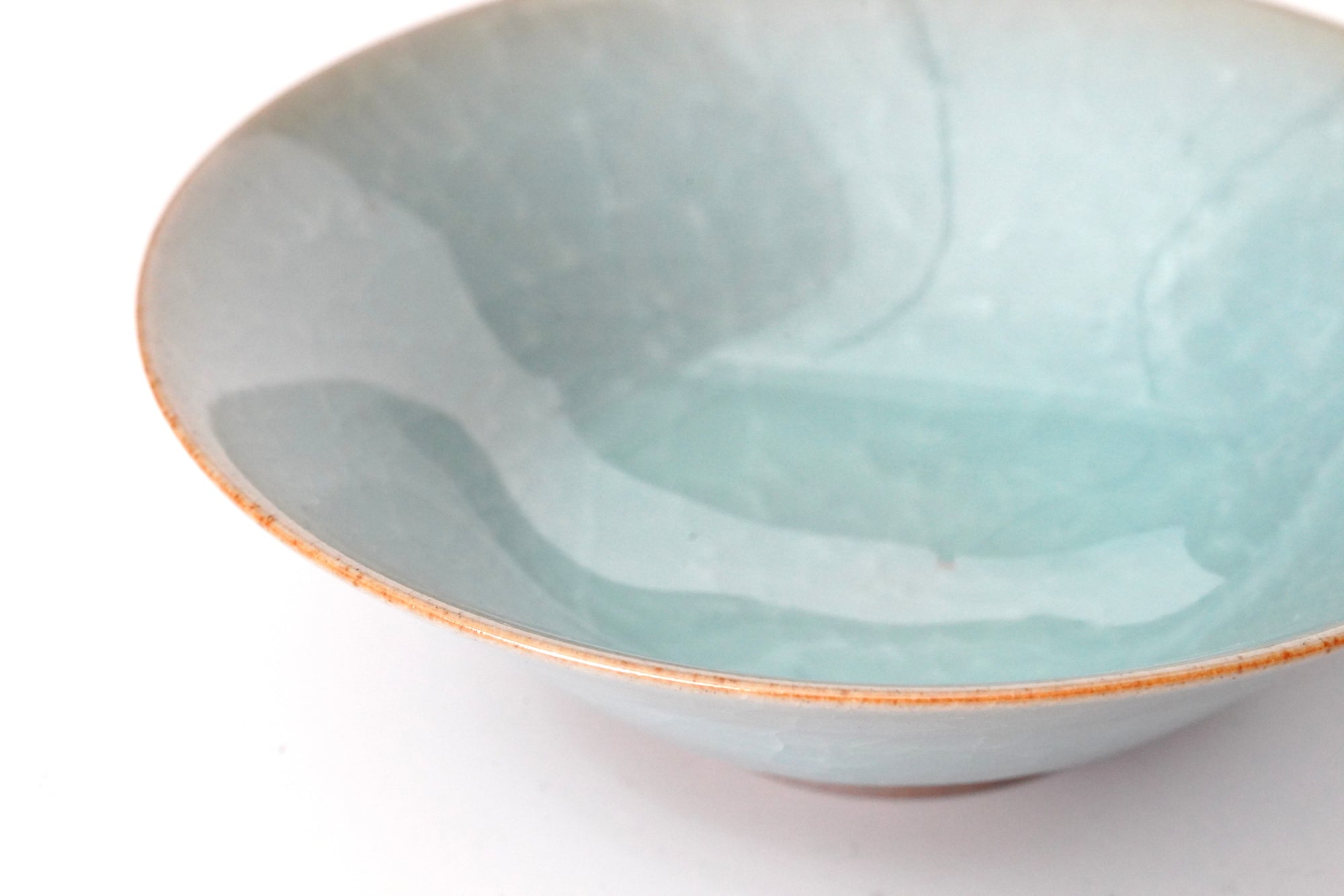 [Taku Kiyama] Powder celadon flower bowl