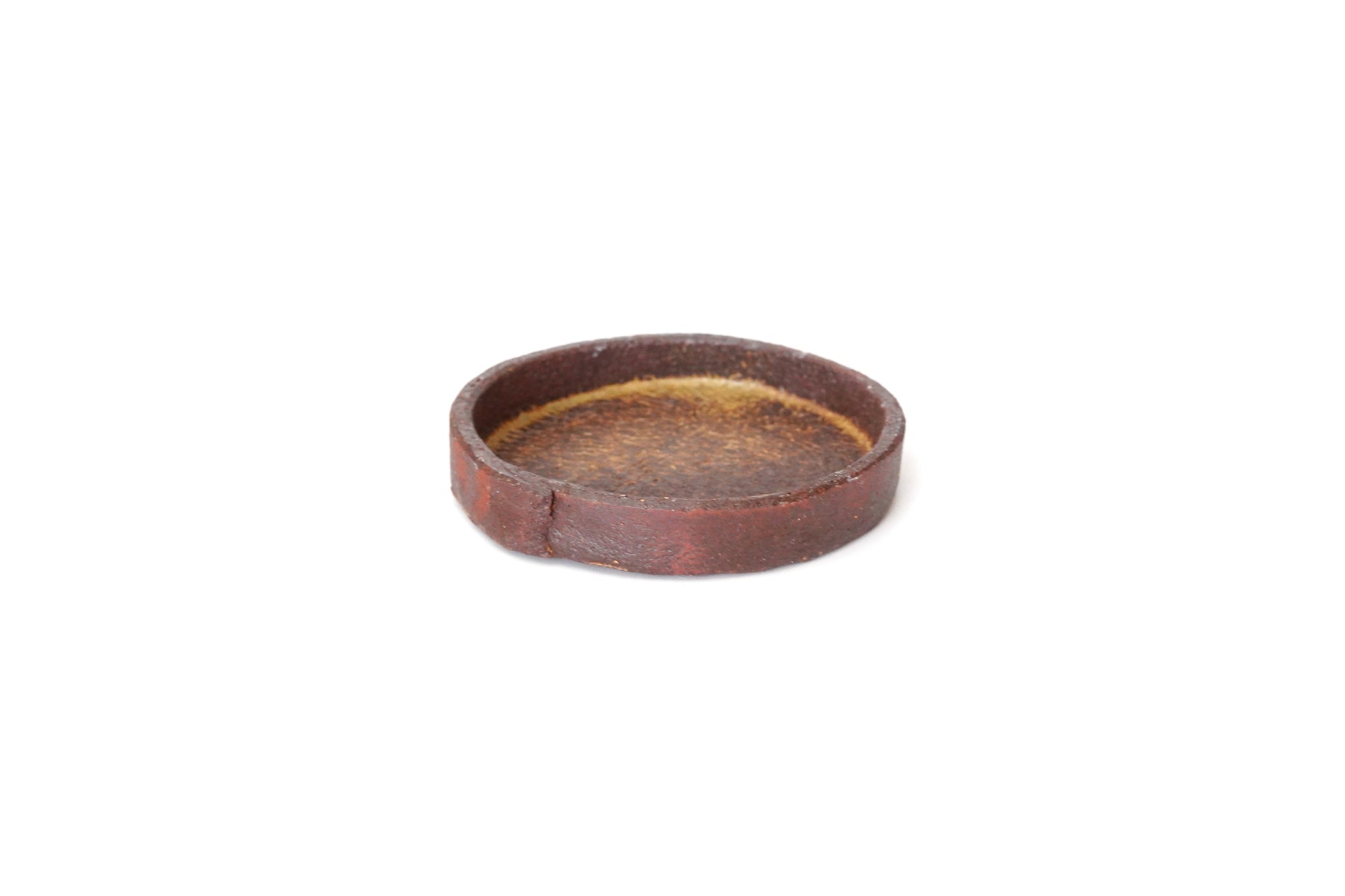 【Taeko Kajihara】Kouchi edged round plate Black