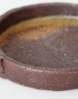 【Taeko Kajihara】Kouchi edged round plate Black