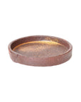 【Taeko Kajihara】Kouchi edged round plate Black