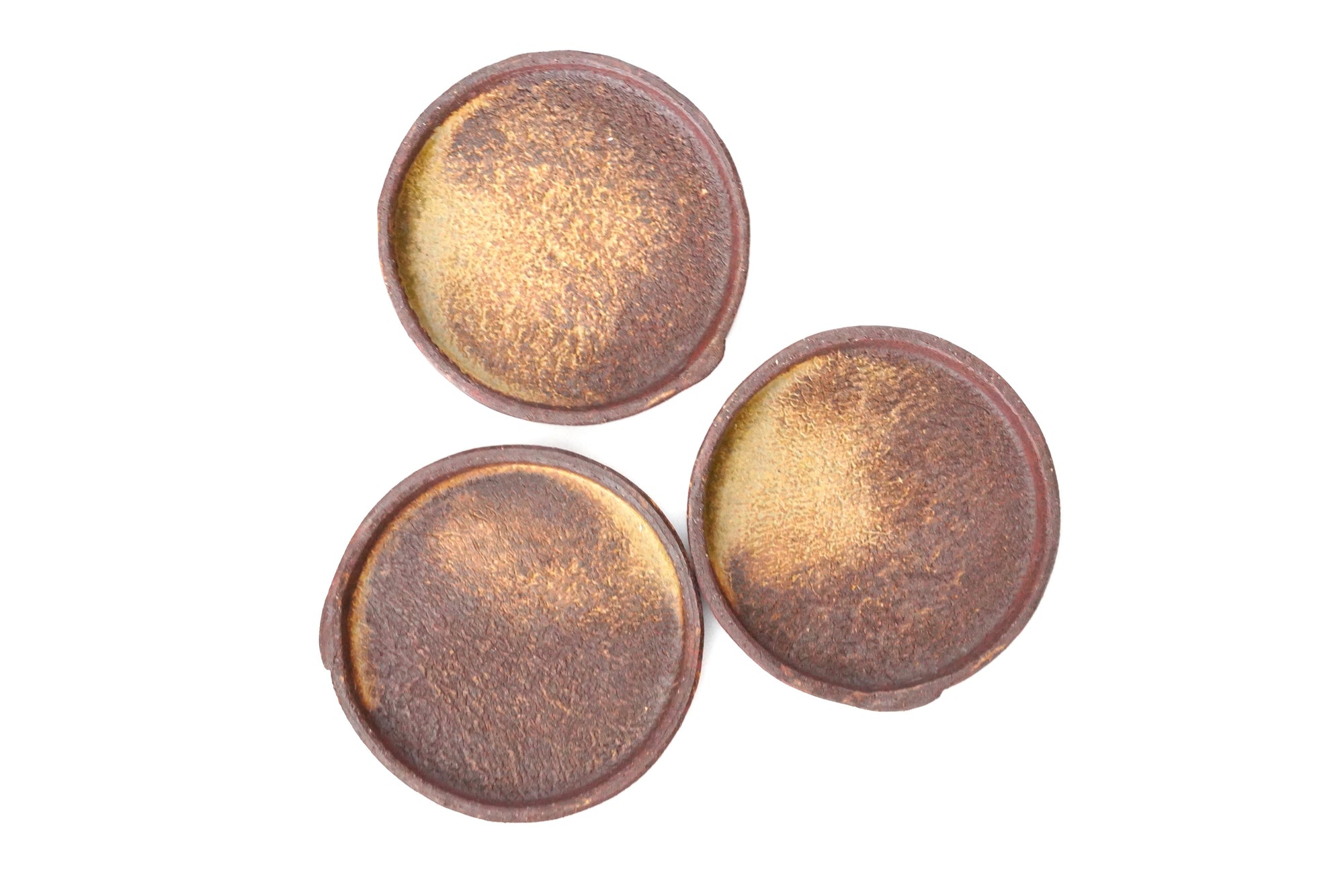 【Taeko Kajihara】Kouchi edged round plate Black
