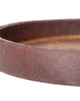 【Taeko Kajihara】Kouchi edged round plate Black