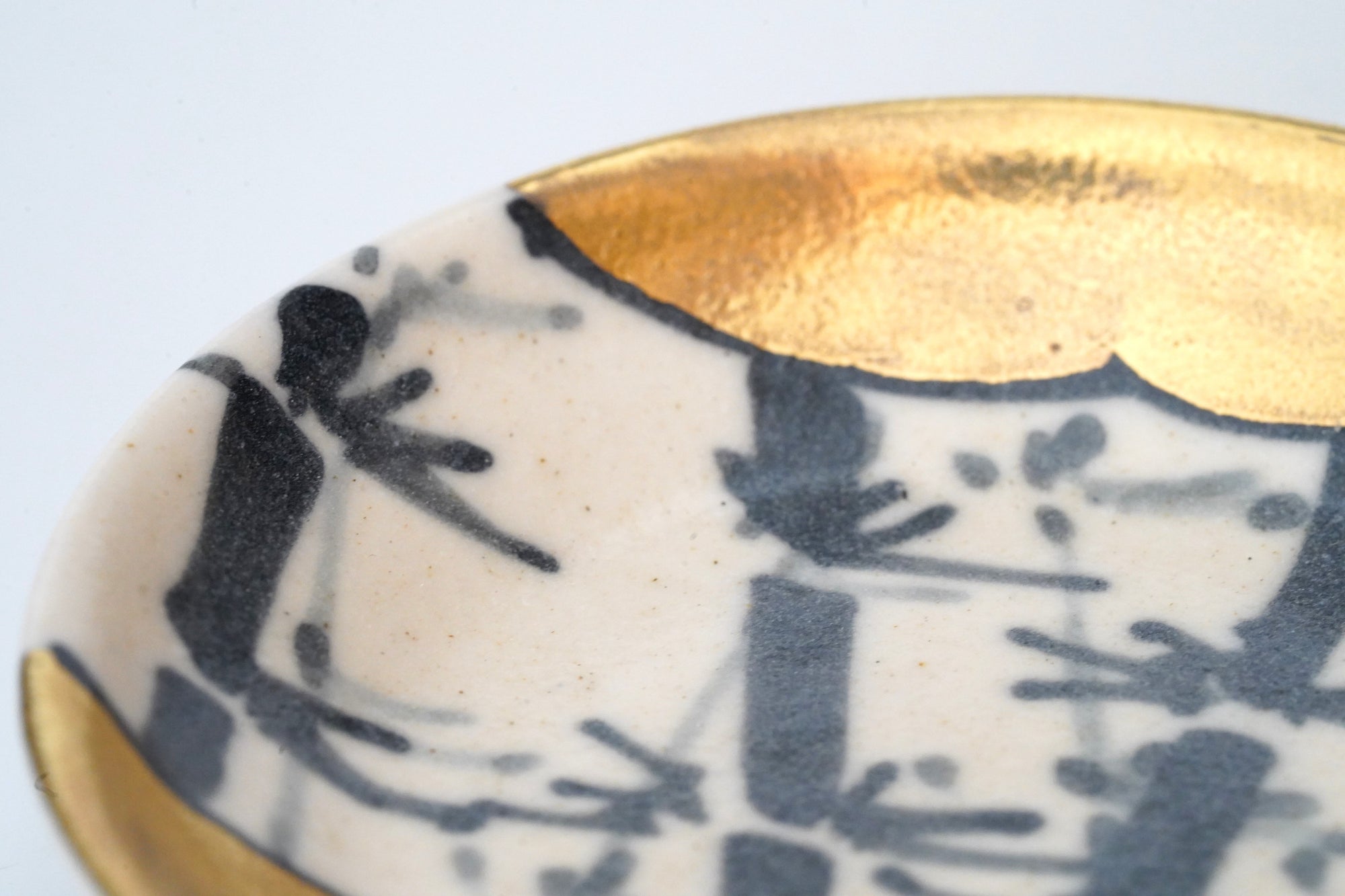 豆皿　魯山人写し　竹金