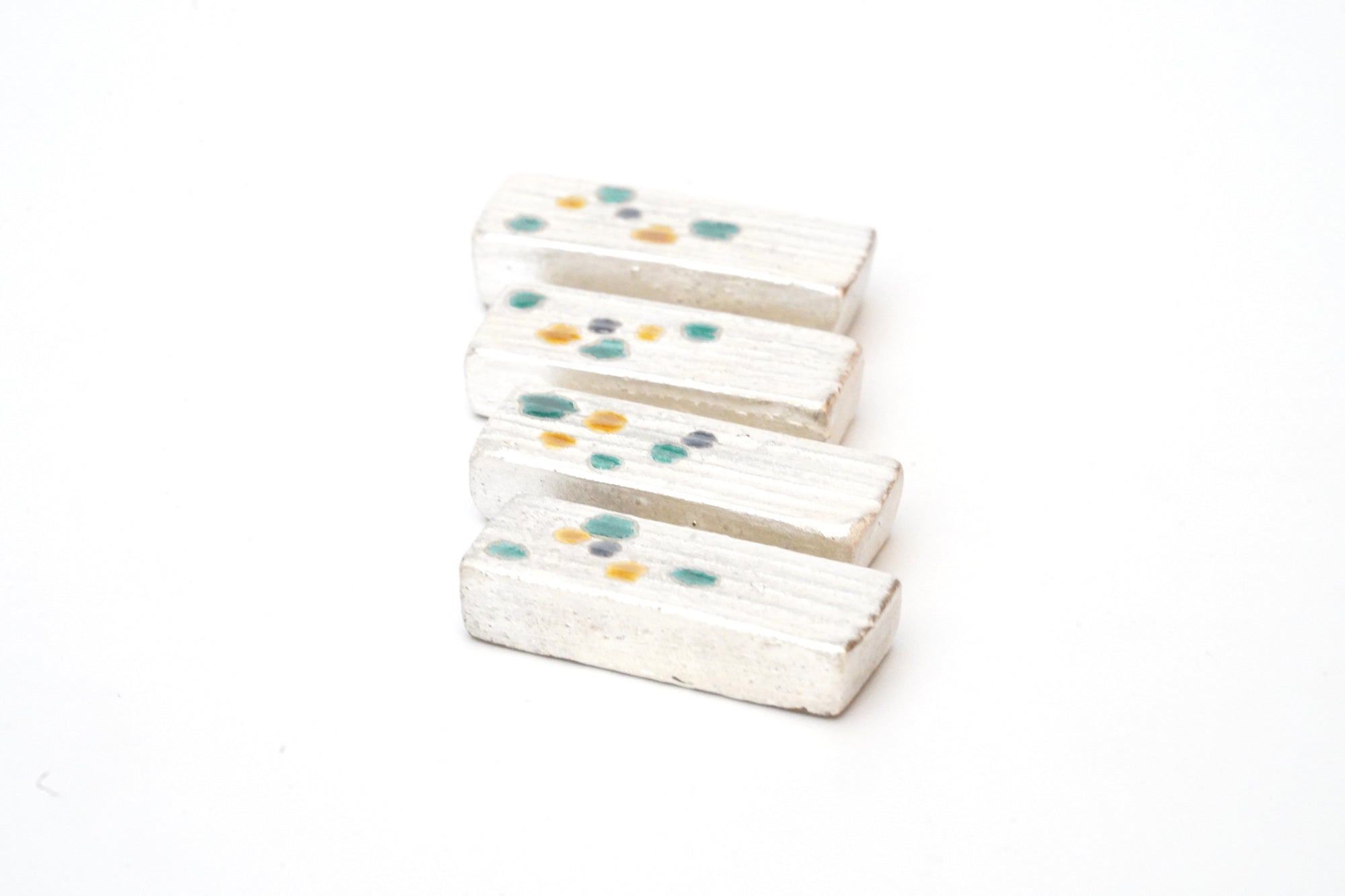 【伊勢崎紳】銀彩箸置