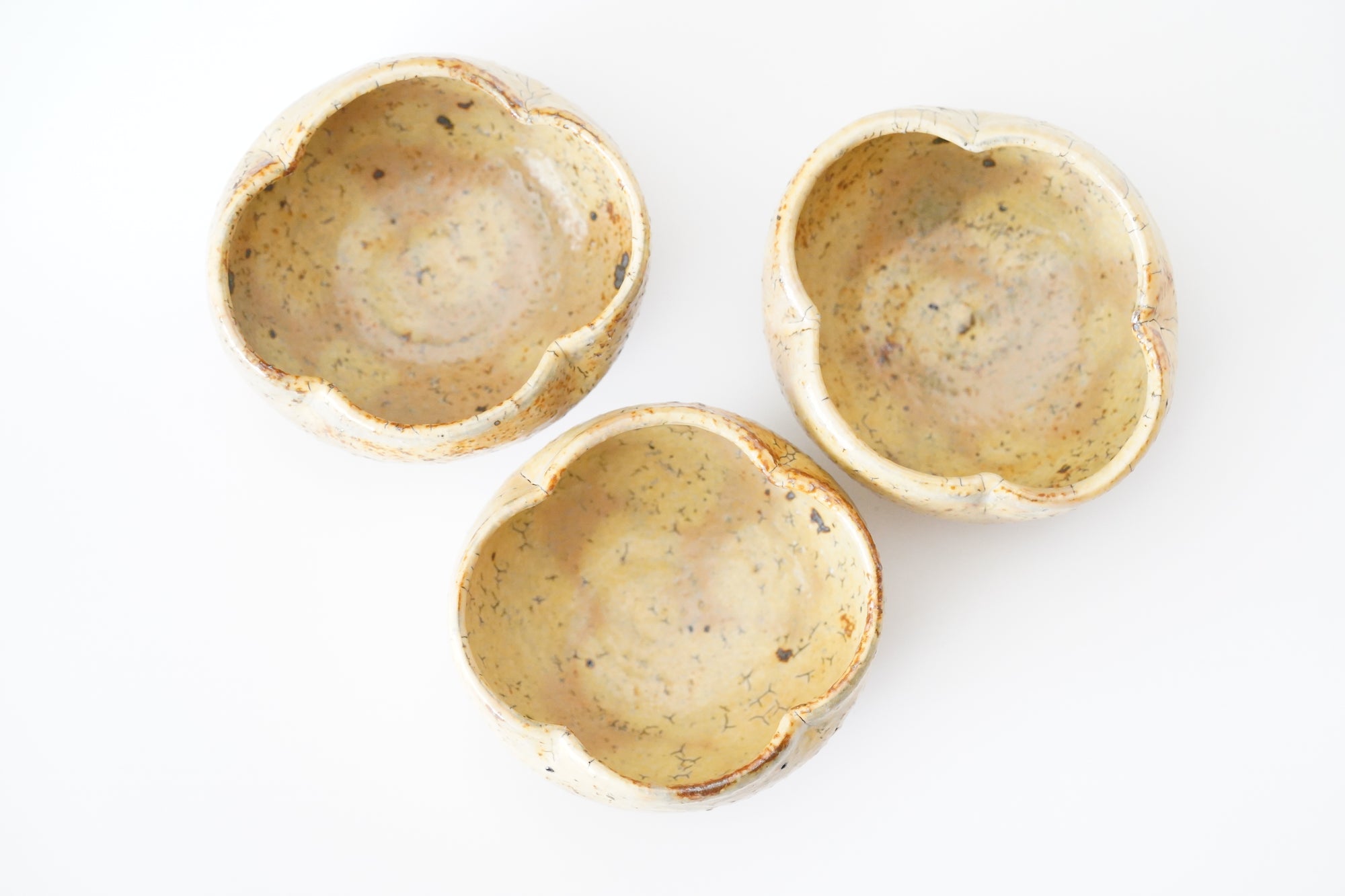 【Kazuhiko Kudo】White birch white Japanese quince mini bowl