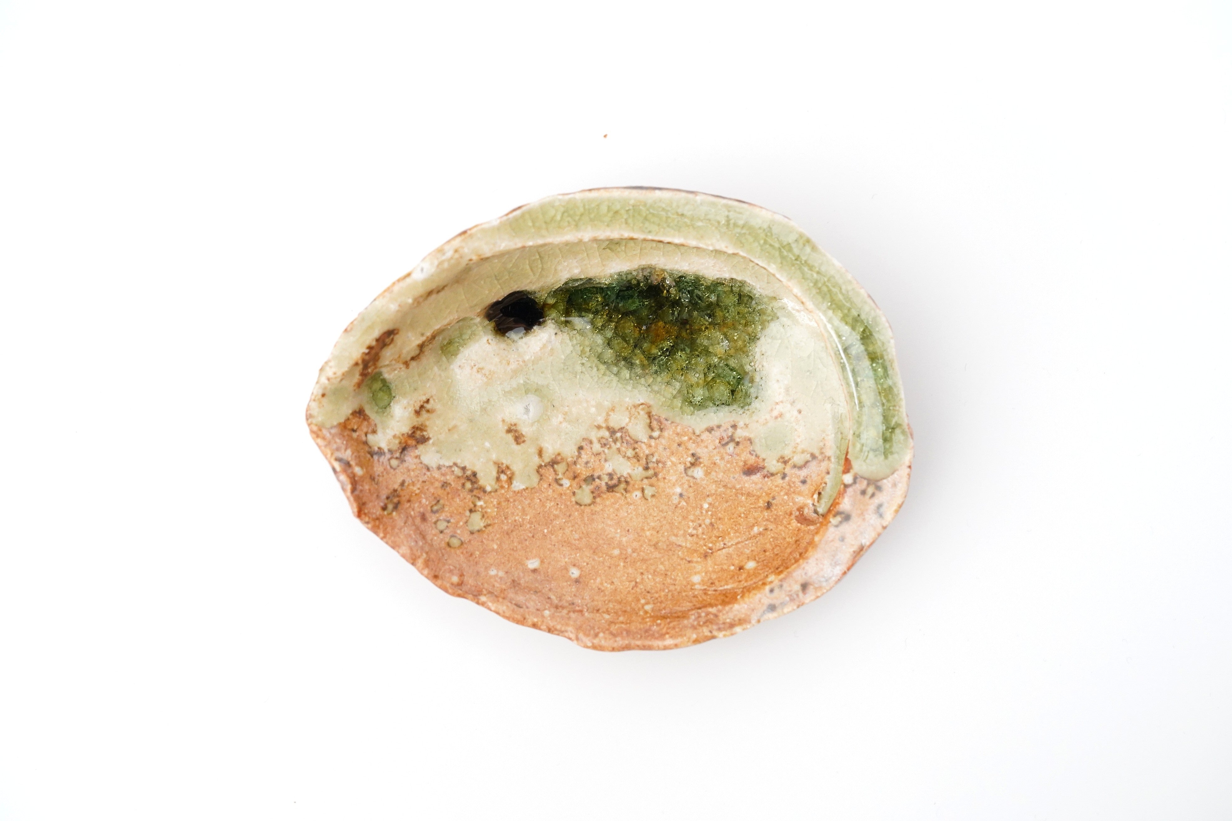 周ゼン 福田作美 煤竹造 御茶入 略歴付 共布 共箱 茶入 お茶道具