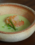 【Hiroyumi Suzuki】Shigaraki shell shaped small plate