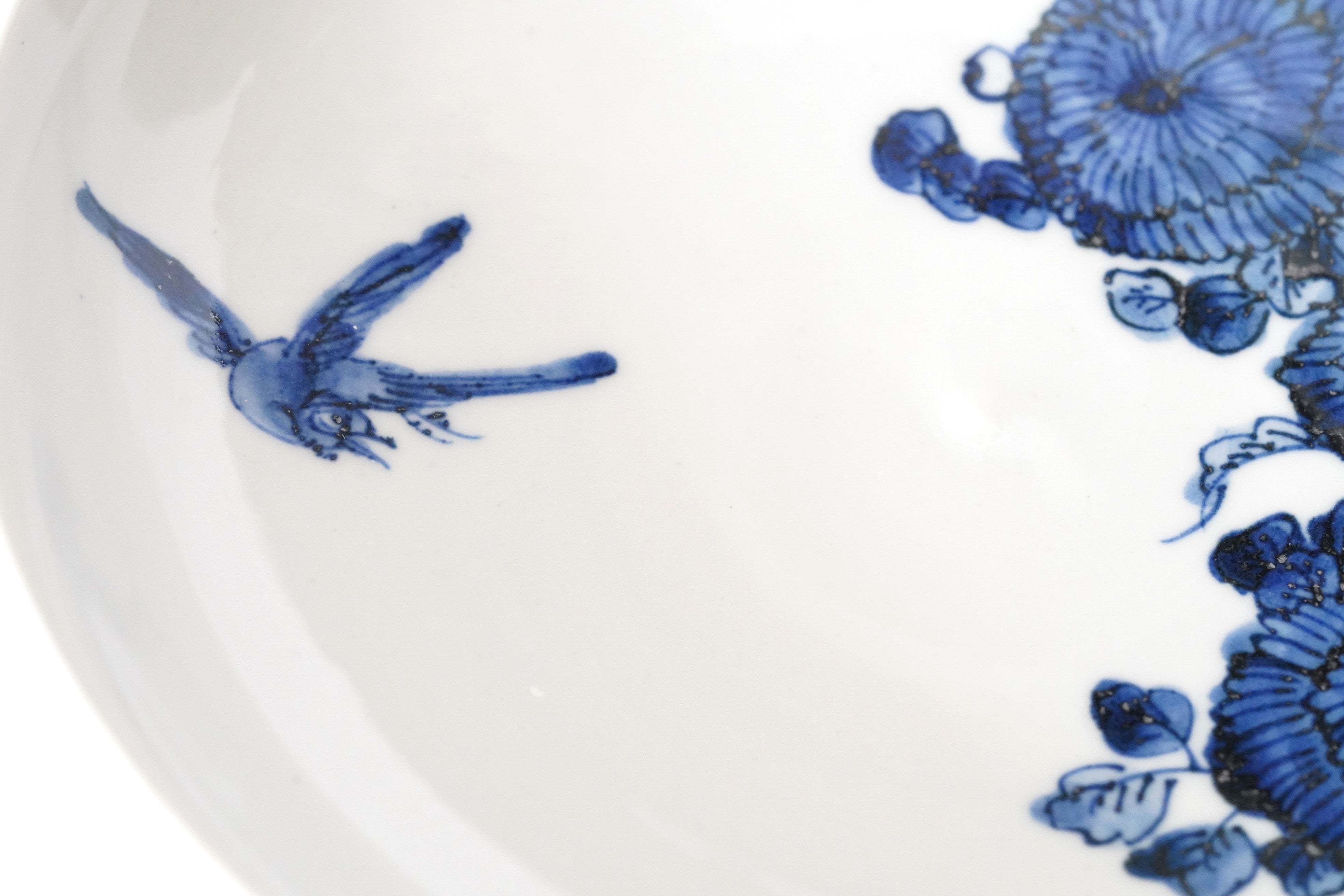 加藤幸治】染付菊文皿 – うつわ御結