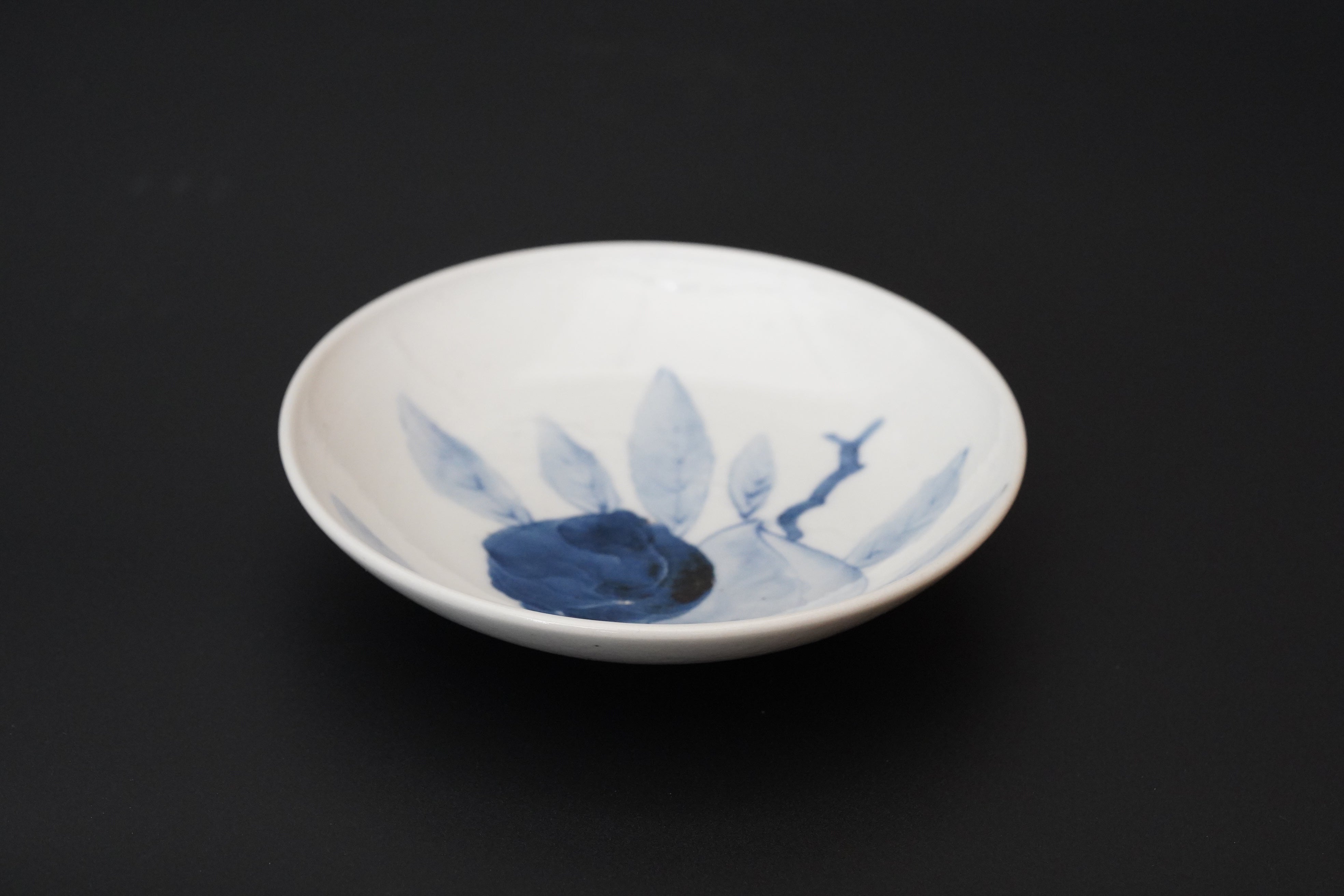 文祥窯】染付桃4寸丸皿 – うつわ御結