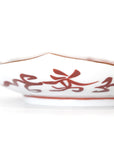 錦魚紋桔梗渕小皿