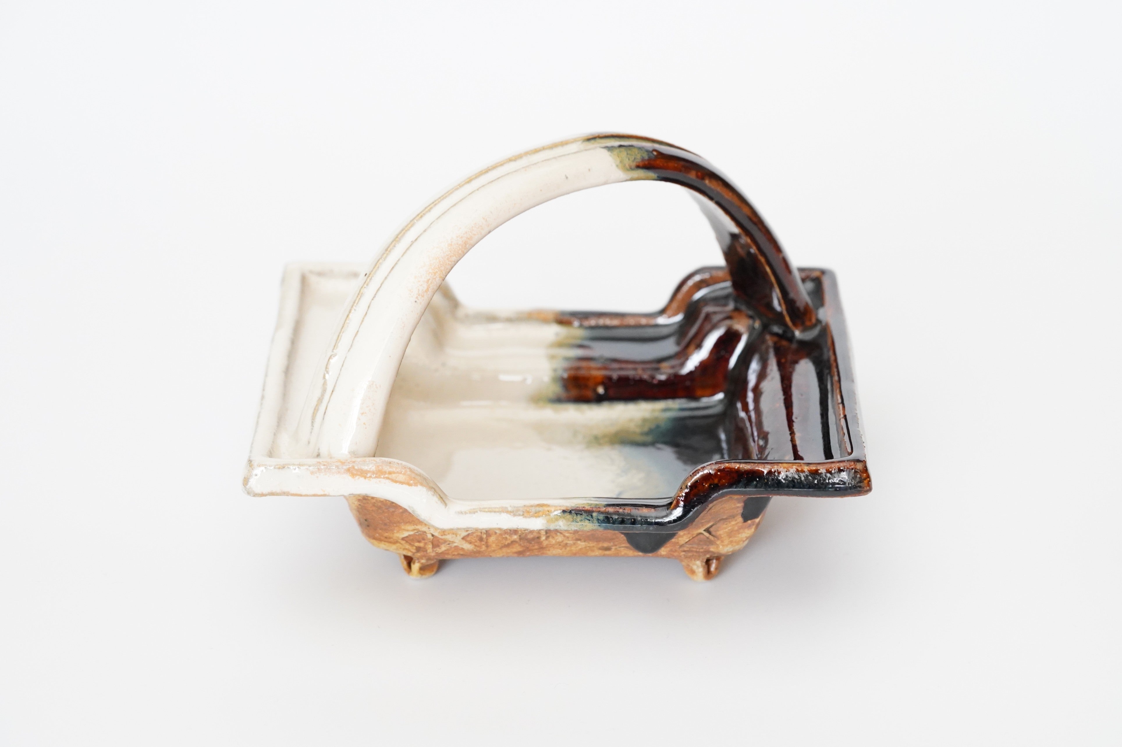 岡本作礼】朝鮮唐津手付向付 – うつわ御結