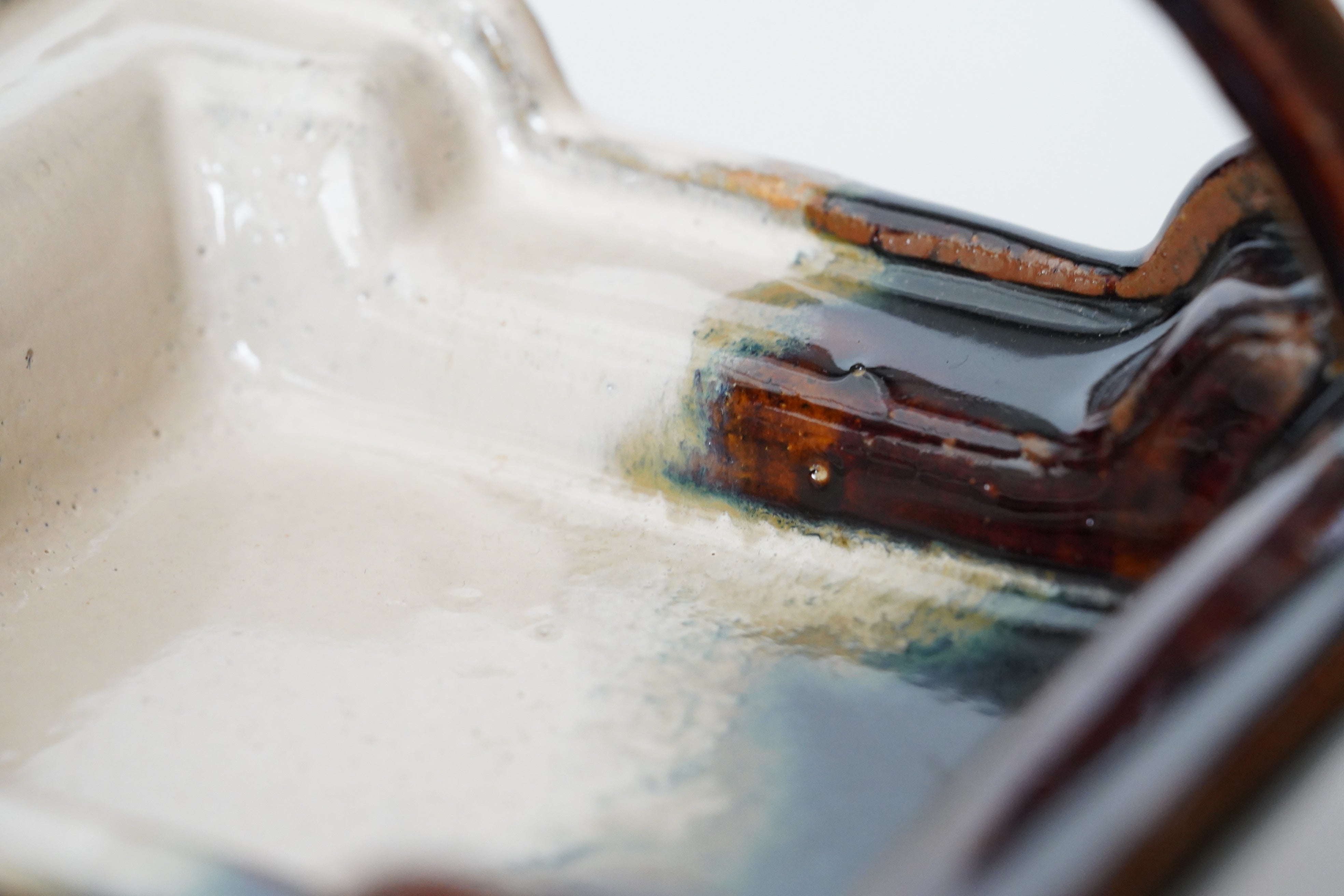 岡本作礼】朝鮮唐津手付向付 – うつわ御結