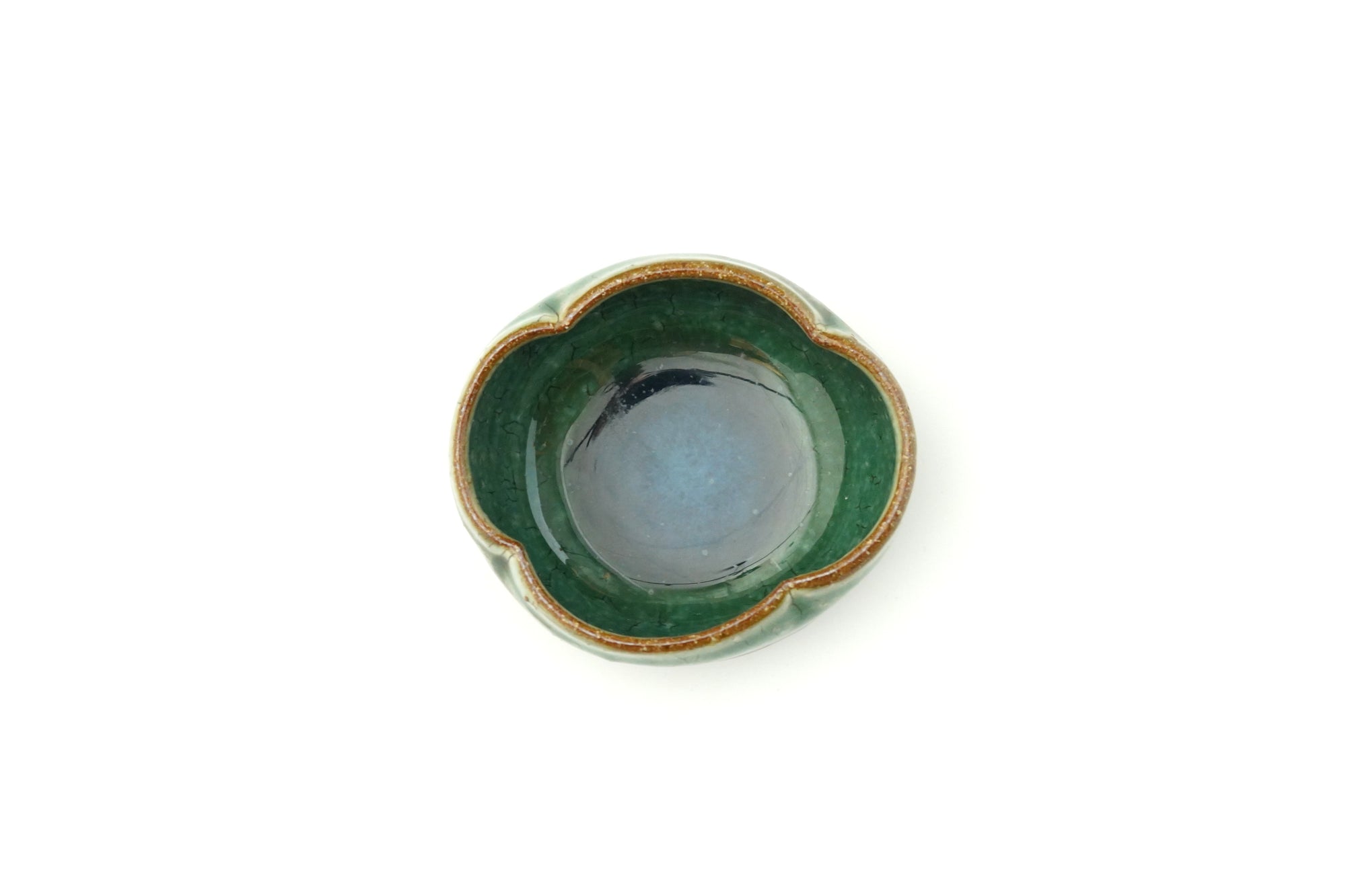 【工藤和彦】緑粉引木瓜豆鉢