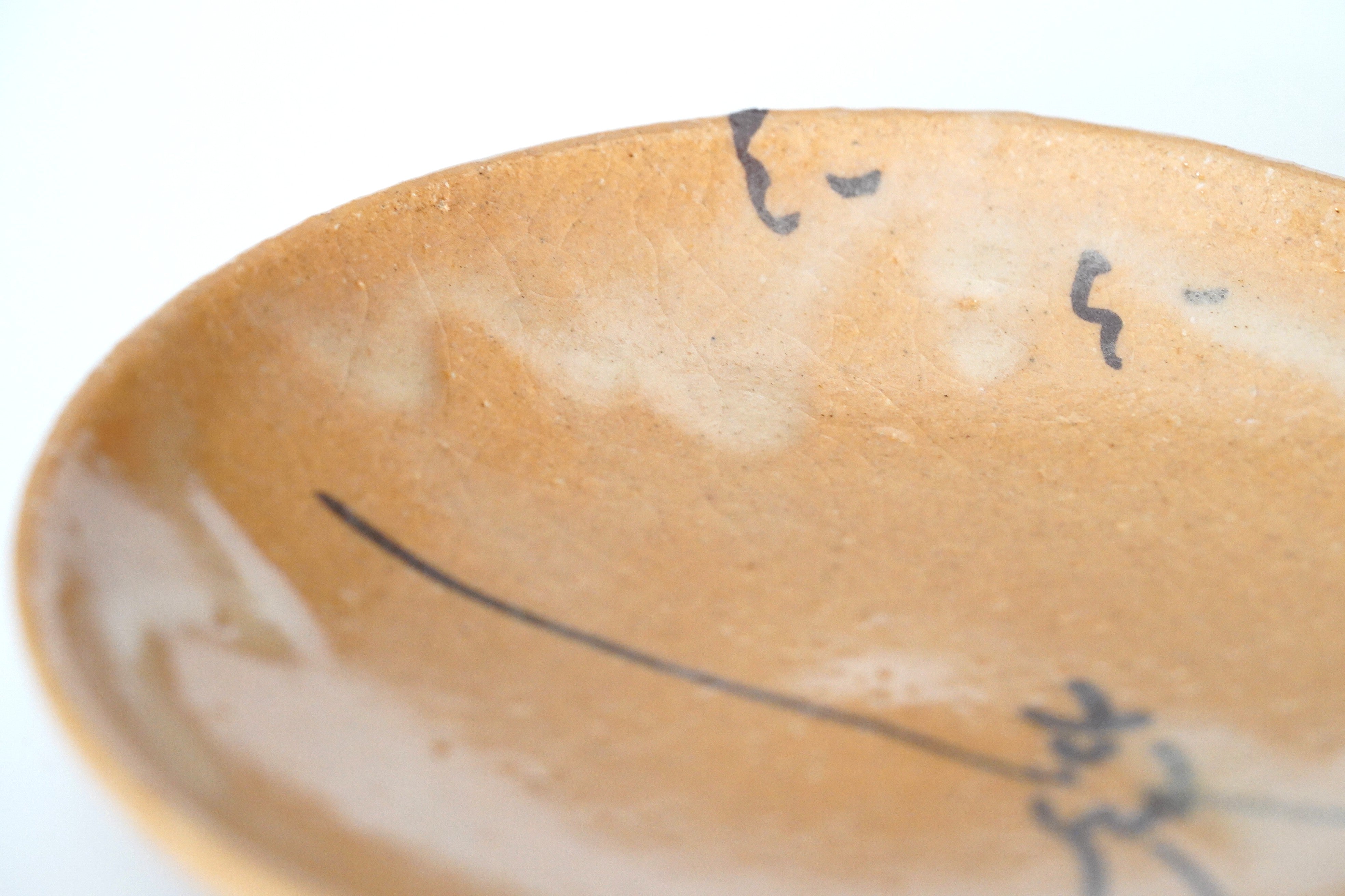 T-1281 古唐津　絵唐津皿　呼び継ぎ　武雄系 T-1281 古唐津 絵唐津皿 呼び継ぎ 武雄系