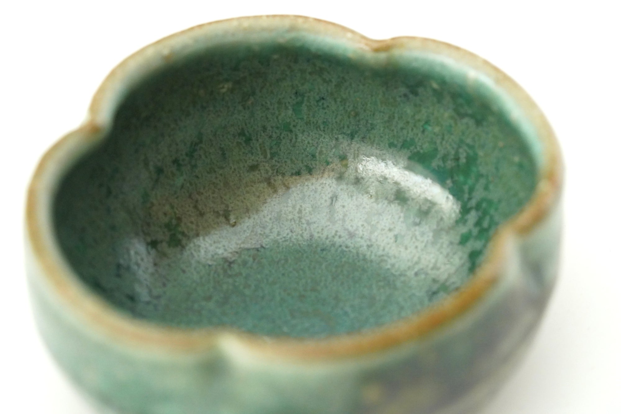 【工藤和彦】緑粉引木瓜豆鉢