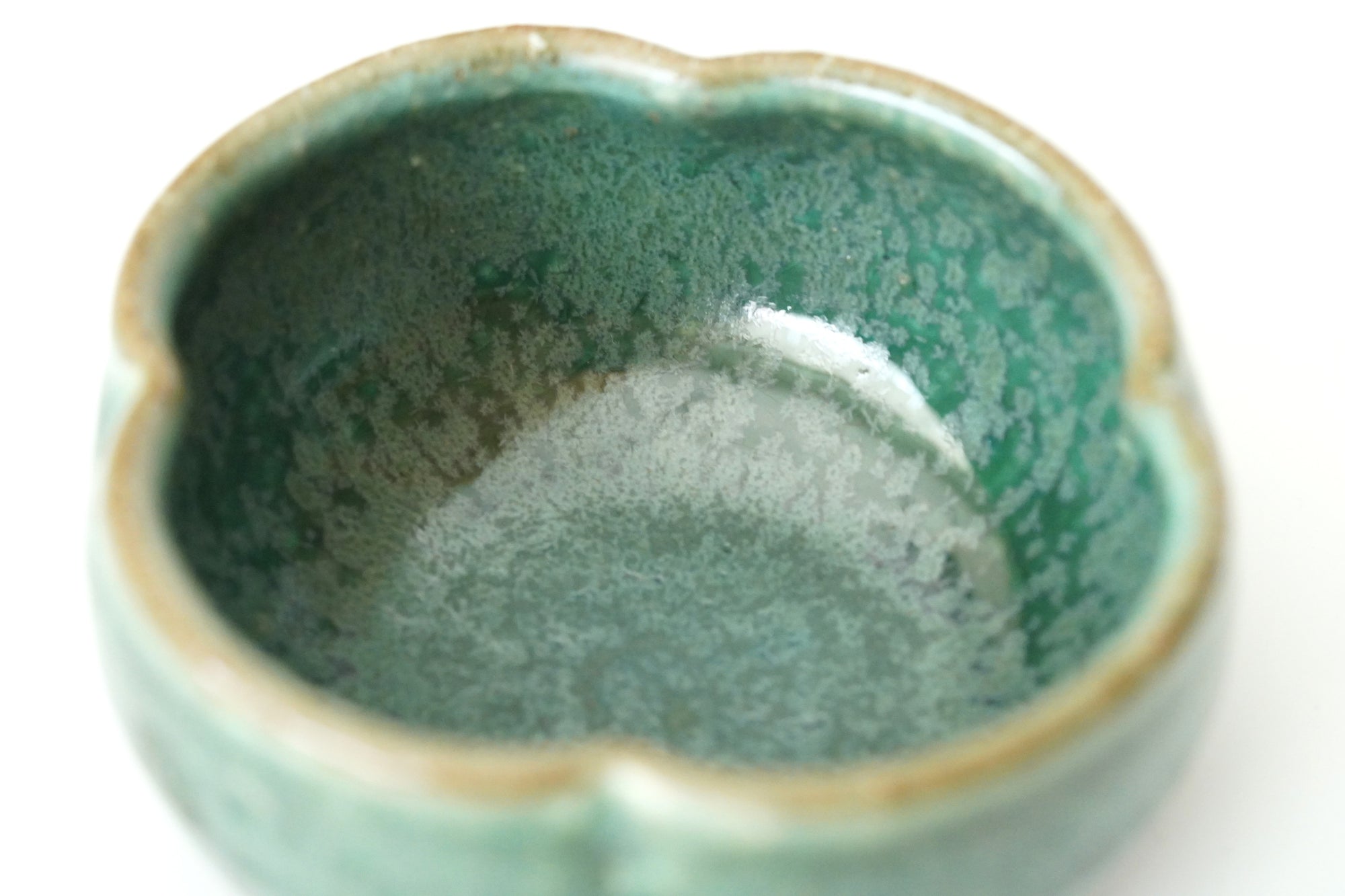 【工藤和彦】緑粉引木瓜豆鉢