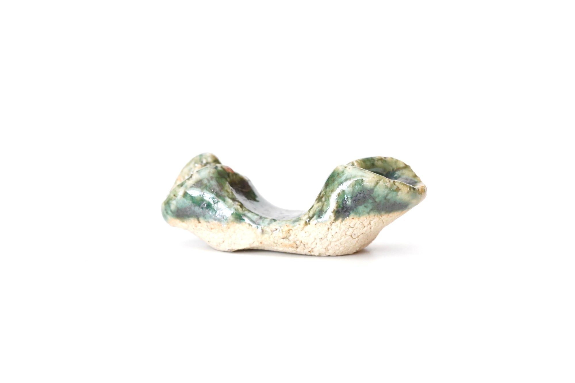 【水垣力】織部箸置　巻型