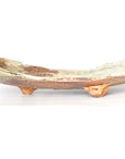 【Manabu Atarashi】ash glazed rectangle plate