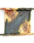 【Manabu Atarashi】ash glazed rectangle plate
